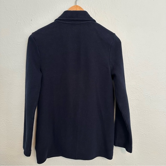 Chaps Women's Sweater Blazer Dark Navy Cardigan Size M - Picture 2 of 9